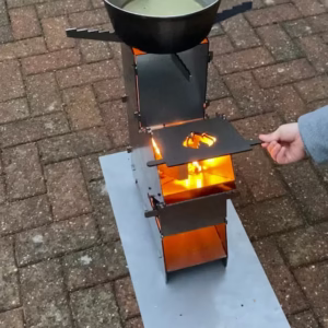 Portatif Roket Sobalı Mangal Sökülüp Takılabilir Taşıması Kolay